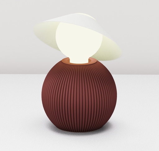 [LMP-DAM-ROU] Lampe Dam Rouge