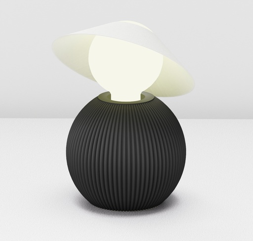 [LMP-DAM-NOI] Lampe Dam Noir